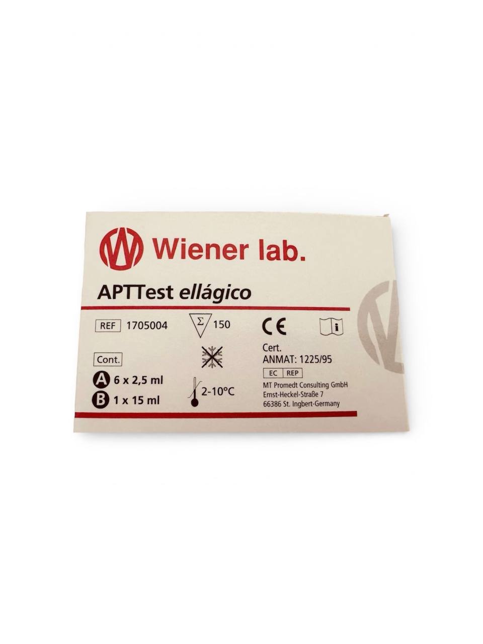 APTT еллаговий 6 x 2,5 мл (Набір АЧТЧ)